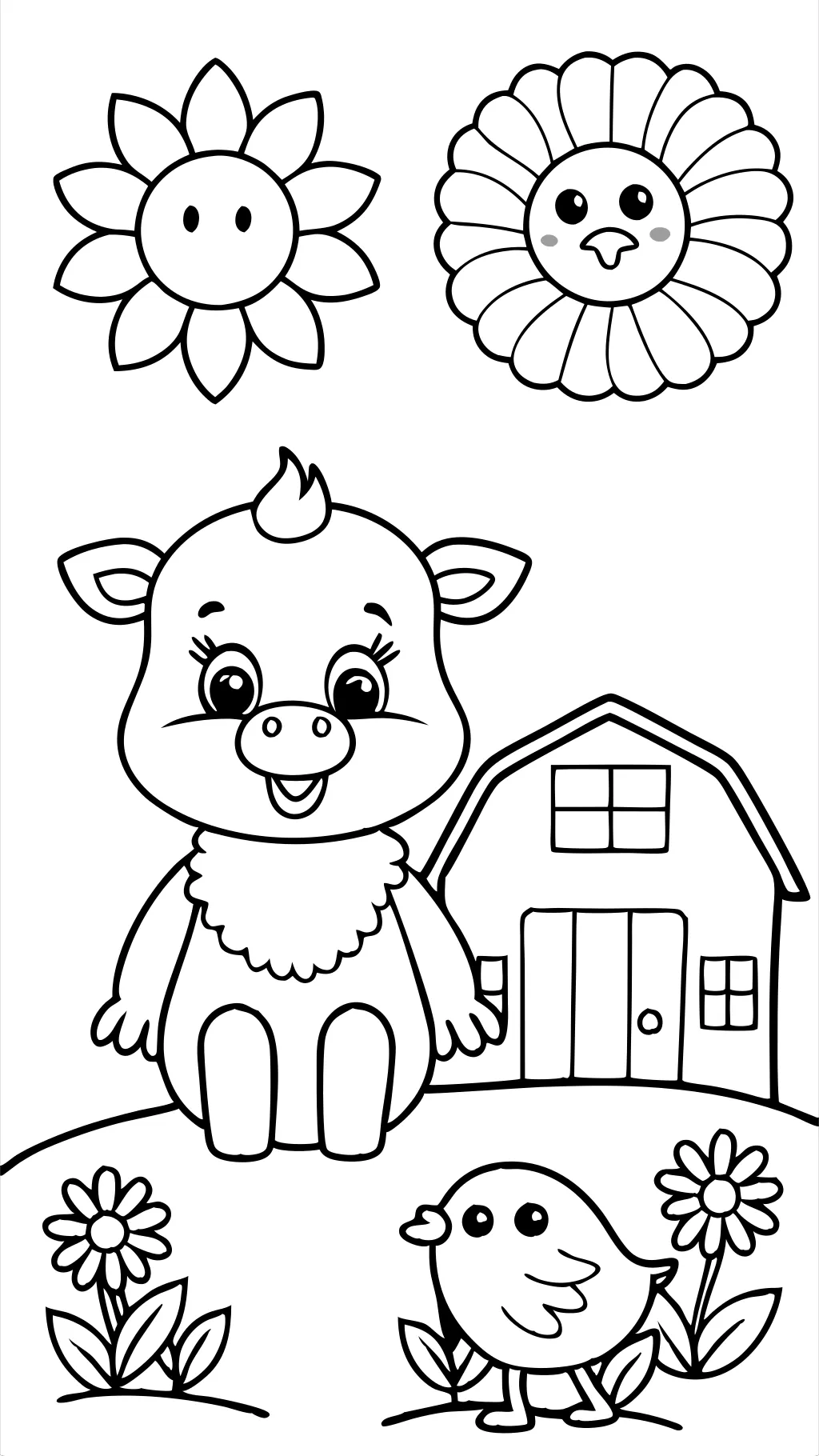 coloring page for toddlers